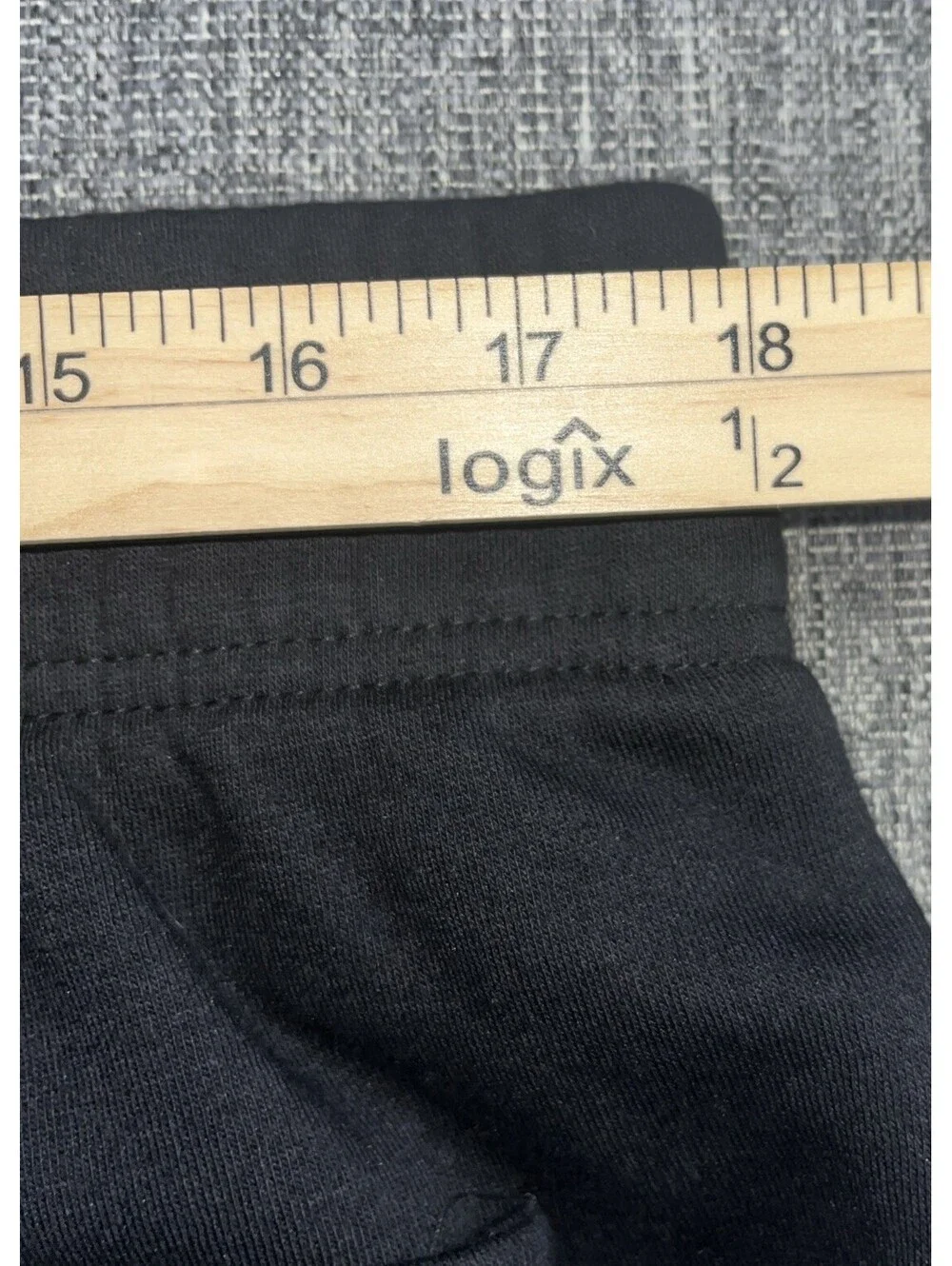 True Religion Embroidered Patch Jogger Men’s Large Jet Black MSRP $114